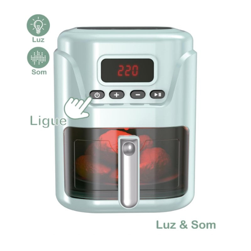 Mini Cozinha Airfryer com Som e Luz - FÊNIX