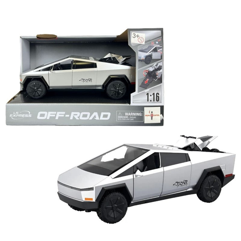 Carro Cybertruck 1:16 com Mini Moto Luz e Som - Brink Center