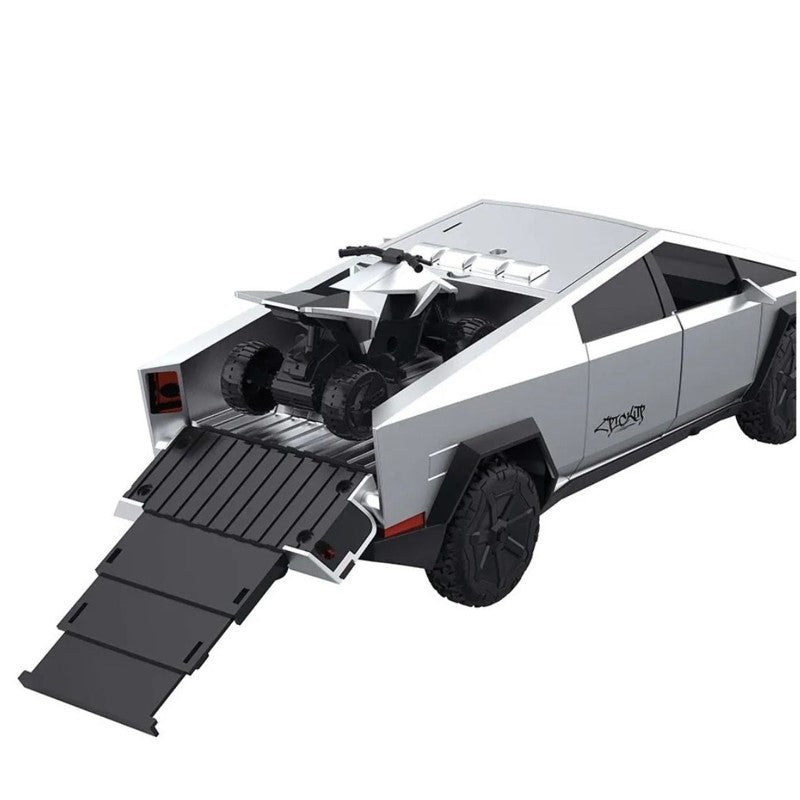 Carro Cybertruck 1:16 com Mini Moto Luz e Som - Brink Center
