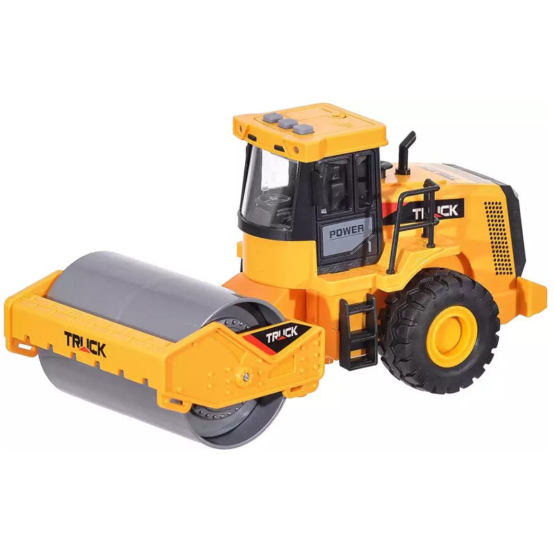 Caminhão Rolo Compactador c/ luz e som a Fricção 1:16 - Brink Center