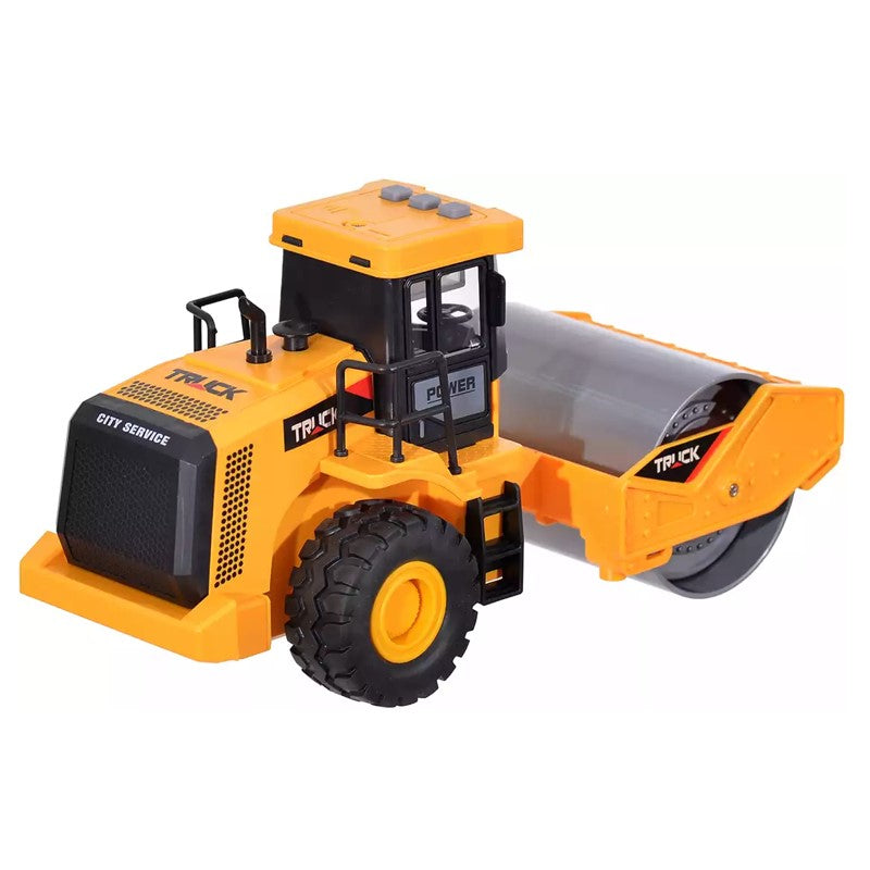 Caminhão Rolo Compactador c/ luz e som a Fricção 1:16 - Brink Center