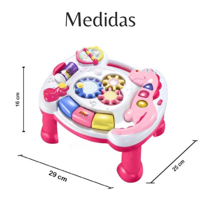 Mesinha de Atividades Infantil Rosa - Zoop Toys