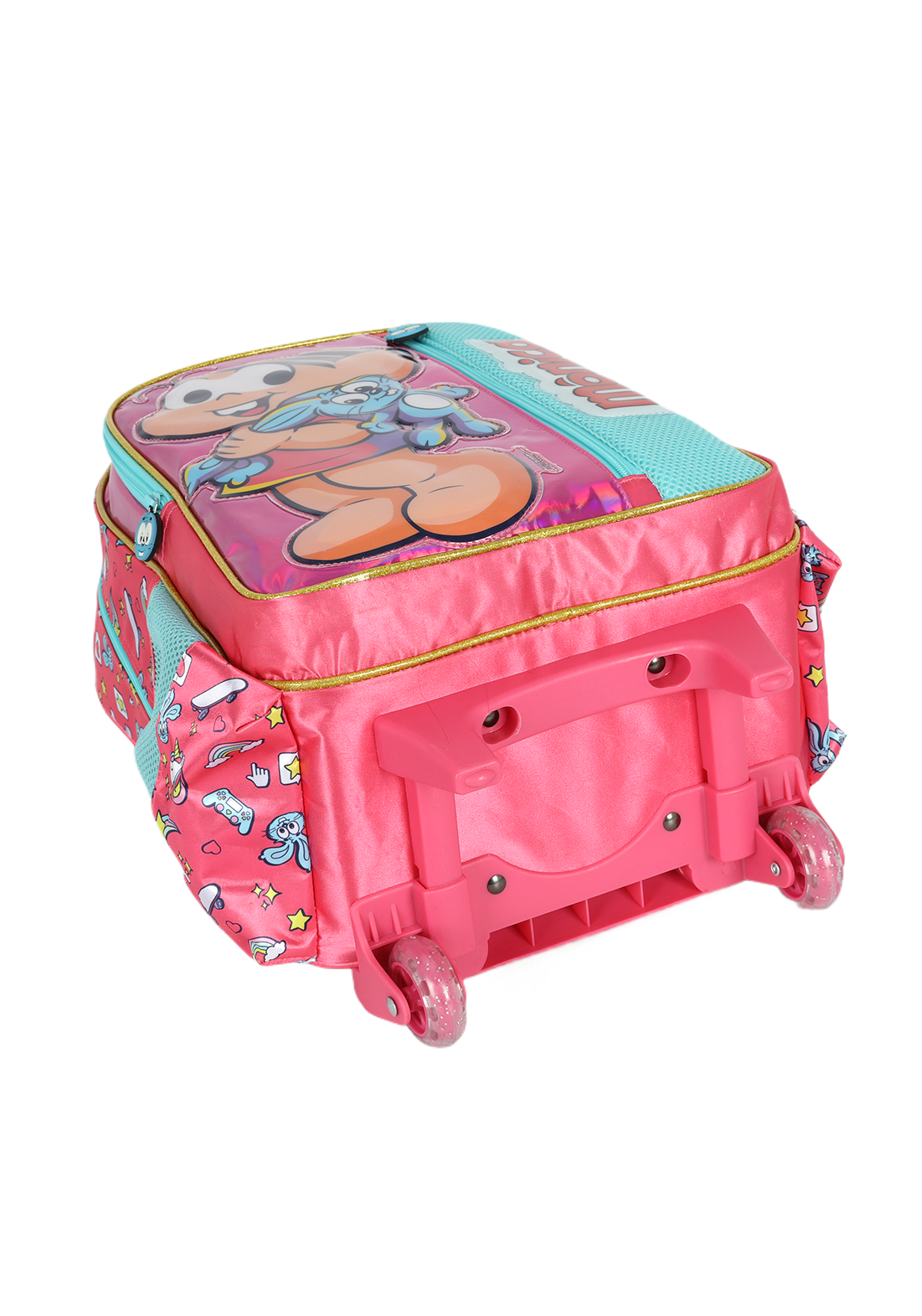 Mochila de Rodinhas Turma da Mônica