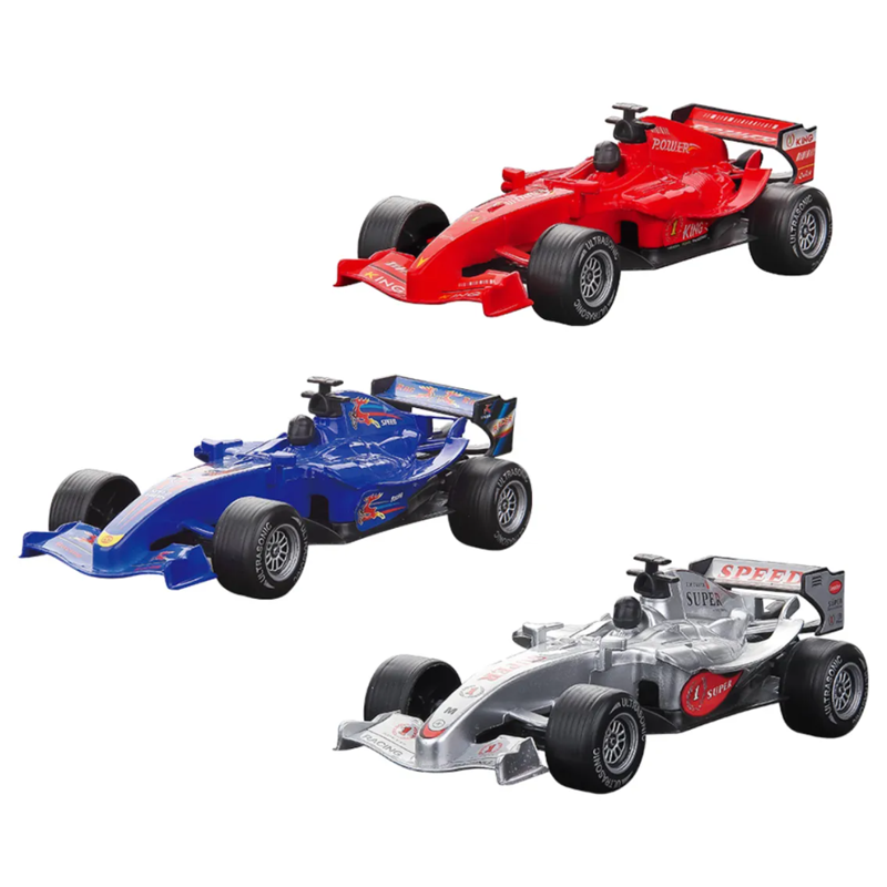 Kit Carrinhos F1 Fricção Super Racing Com Luz E Som - DM Toys