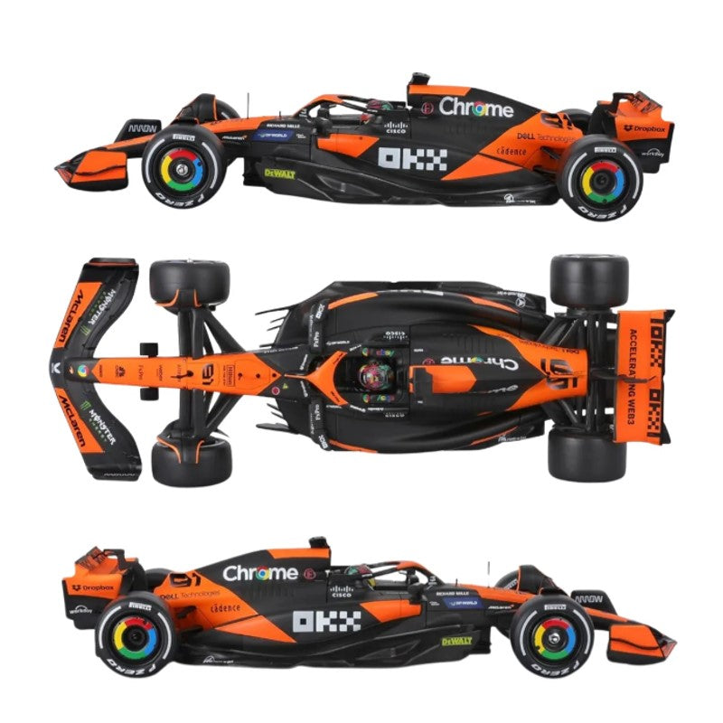 Miniatura Fórmula 1 McLaren MCL38 2024 Oscar Piastri - CALIFORNIA TOY