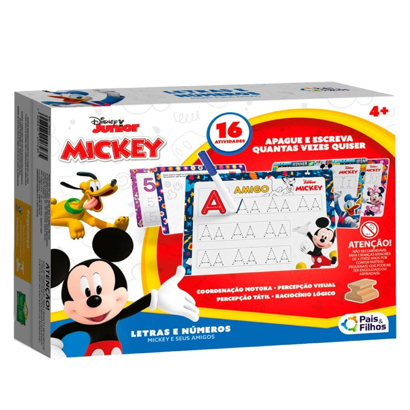 Jogo Letras e Numeros Mickey e Seus Amigos - Pais & Filho