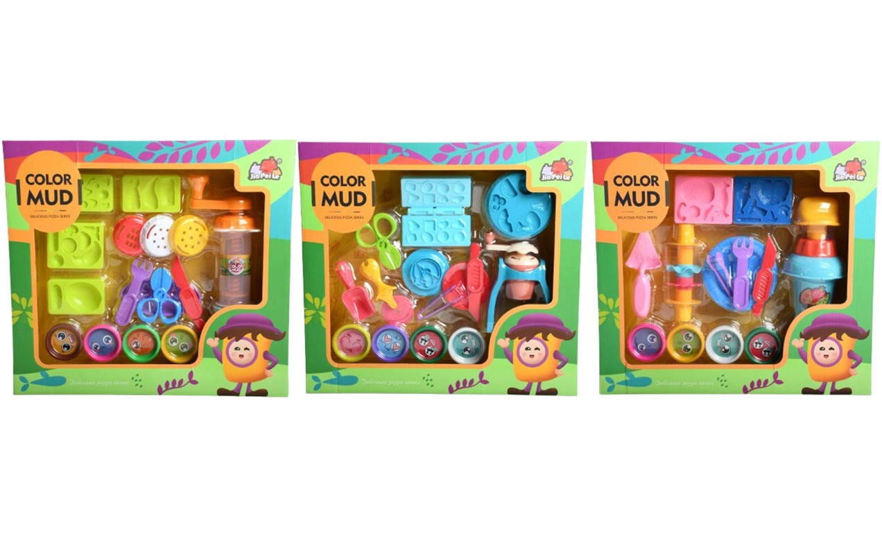 Conjunto Massinha de Modelar Color Mud Pizza Series