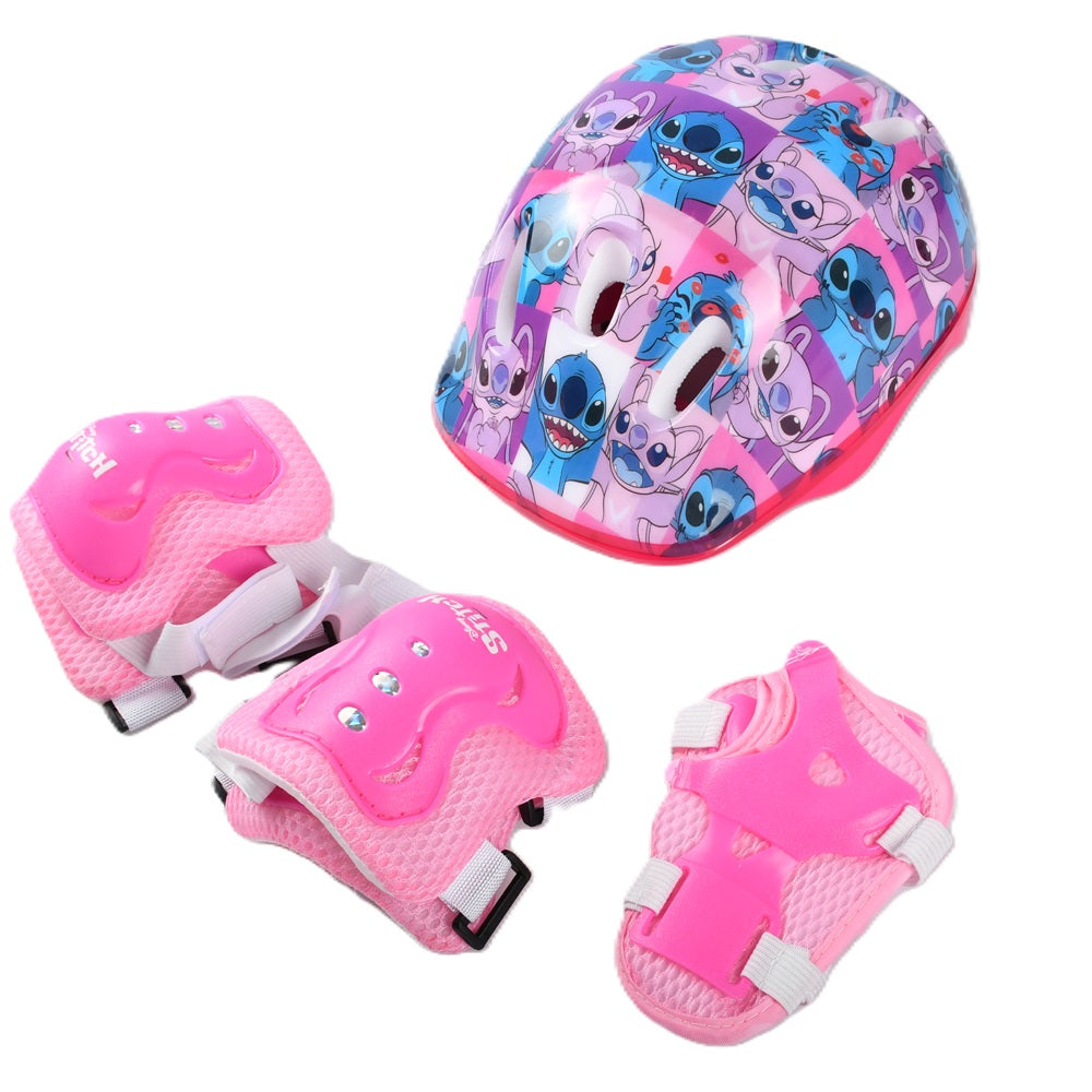 Kit Patins Stitch Angel Disney Rosa