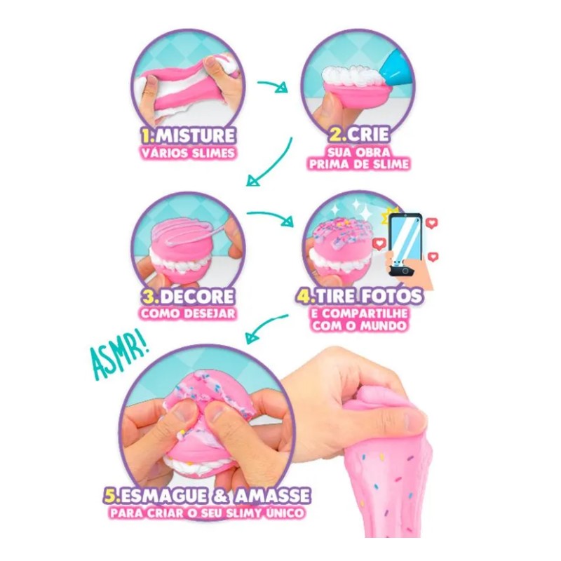 Kit Slime de Macaron Slimy Sugary Crush Pastry - Candide