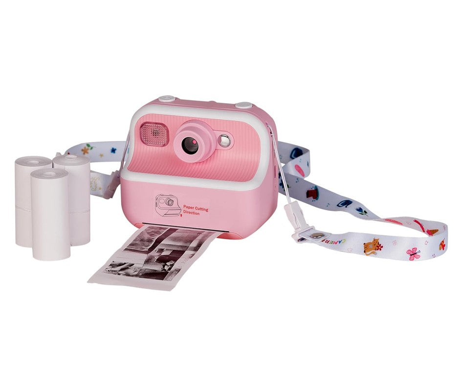 Câmera Fotográfica Digital Impressão Instantânea Rosa - Zoop Toys