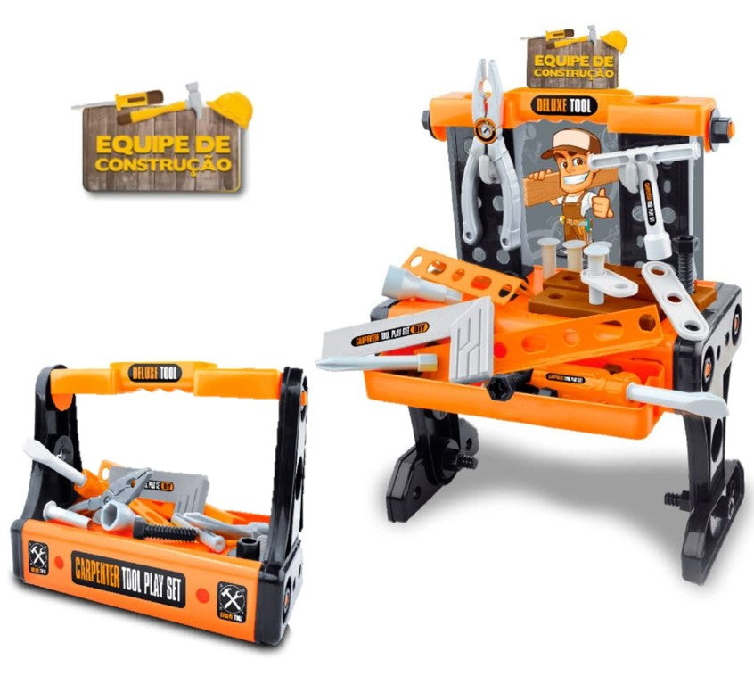 Kit Ferramentas Infantil Equipe de Construção 2 em 1 Zoop Toys Zp00411