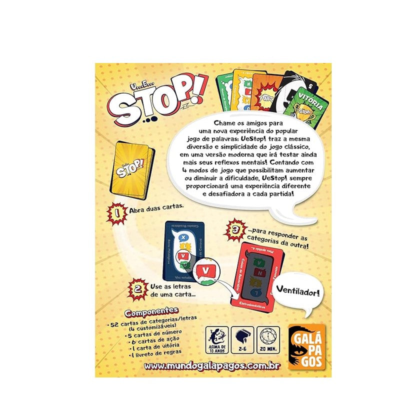UeStop Jogo de Cartas - Galápago