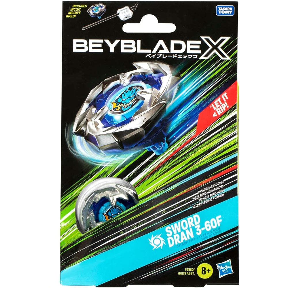 Beyblade X Sword Dran 3-60F Starter Pack Set - Hasbro