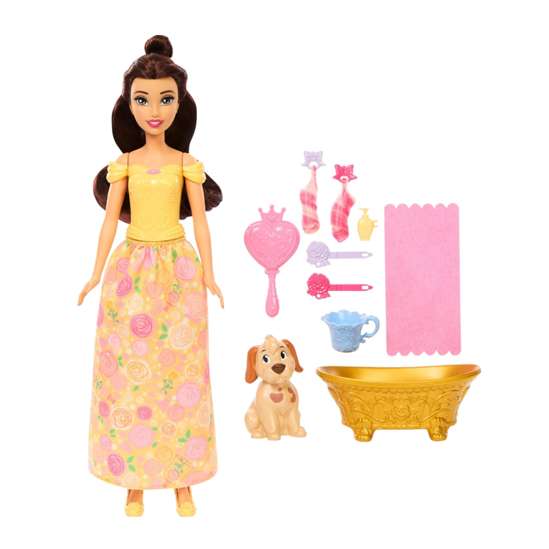 Boneca Disney Princesa Bela com Cachorrinho - Mattel