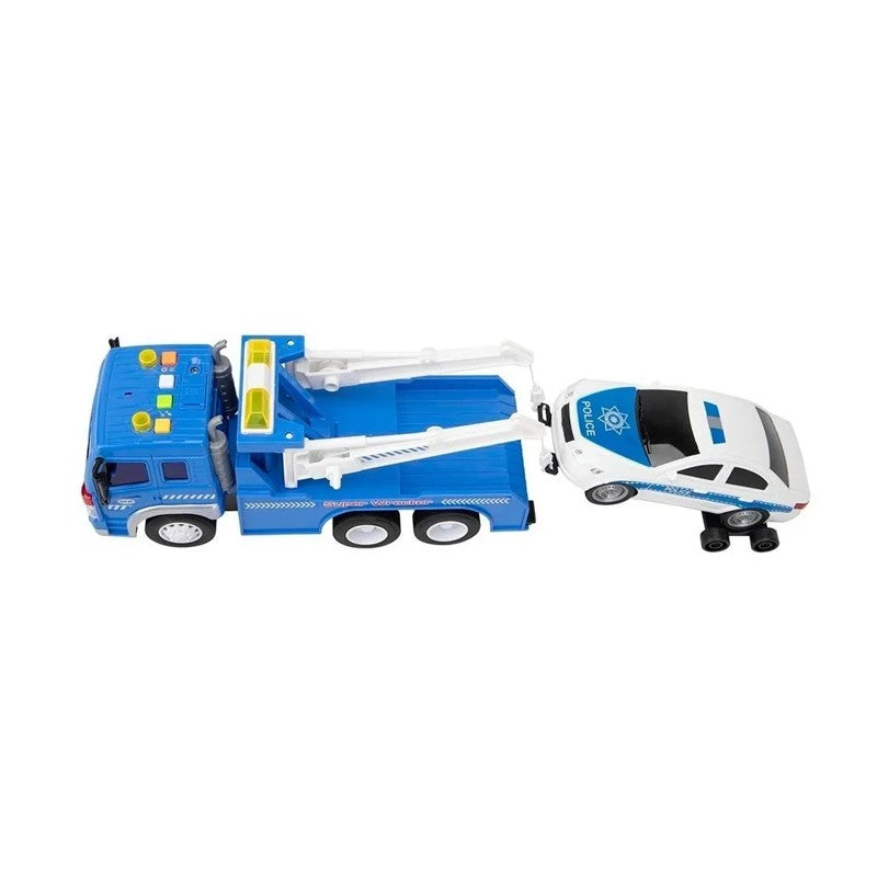 Caminhão de Transporte Sortido Transportation Fricção Luz e Som  1:16 - Brink Center