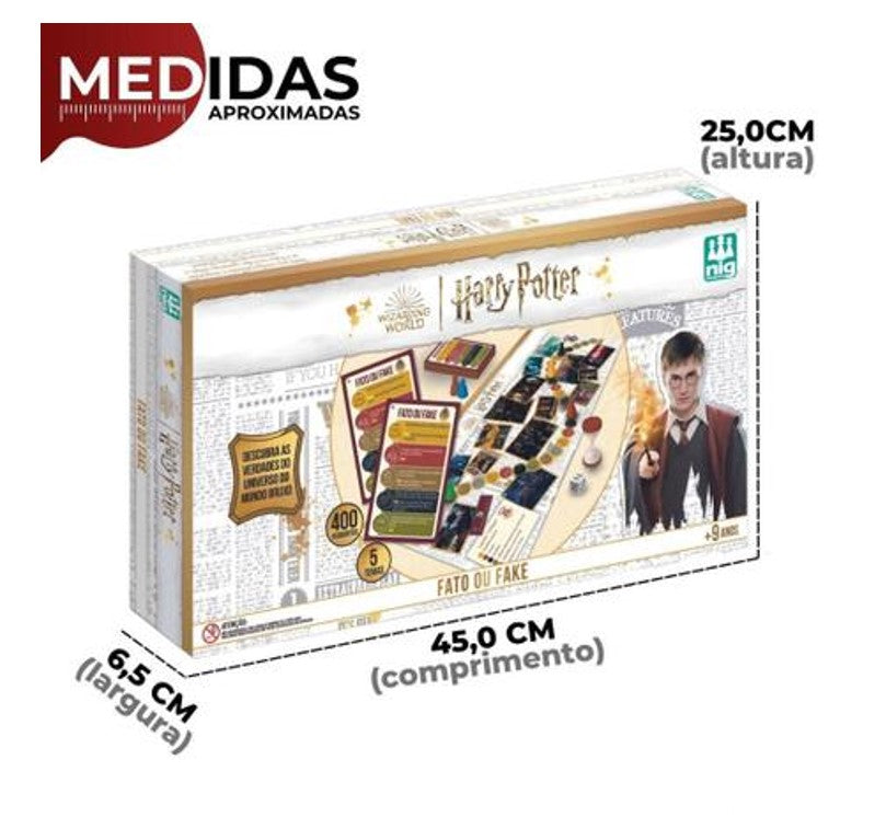 Jogo Fato ou Fake Harry Potter - Nig Brinquedos