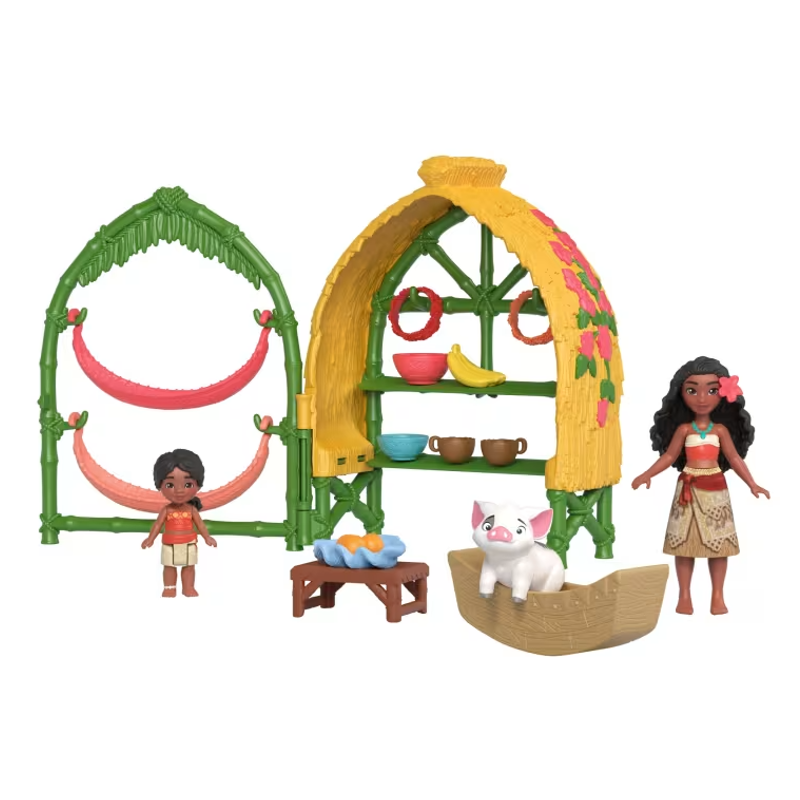 Conjunto de Brinquedo Casa Moana com Acessórios - Mattel