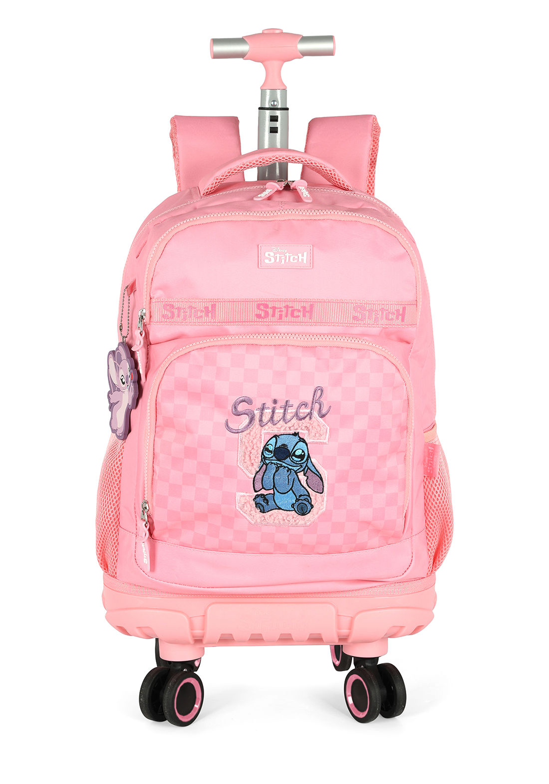 Mochila de Rodinhas Stitch Luxcel – Rosa