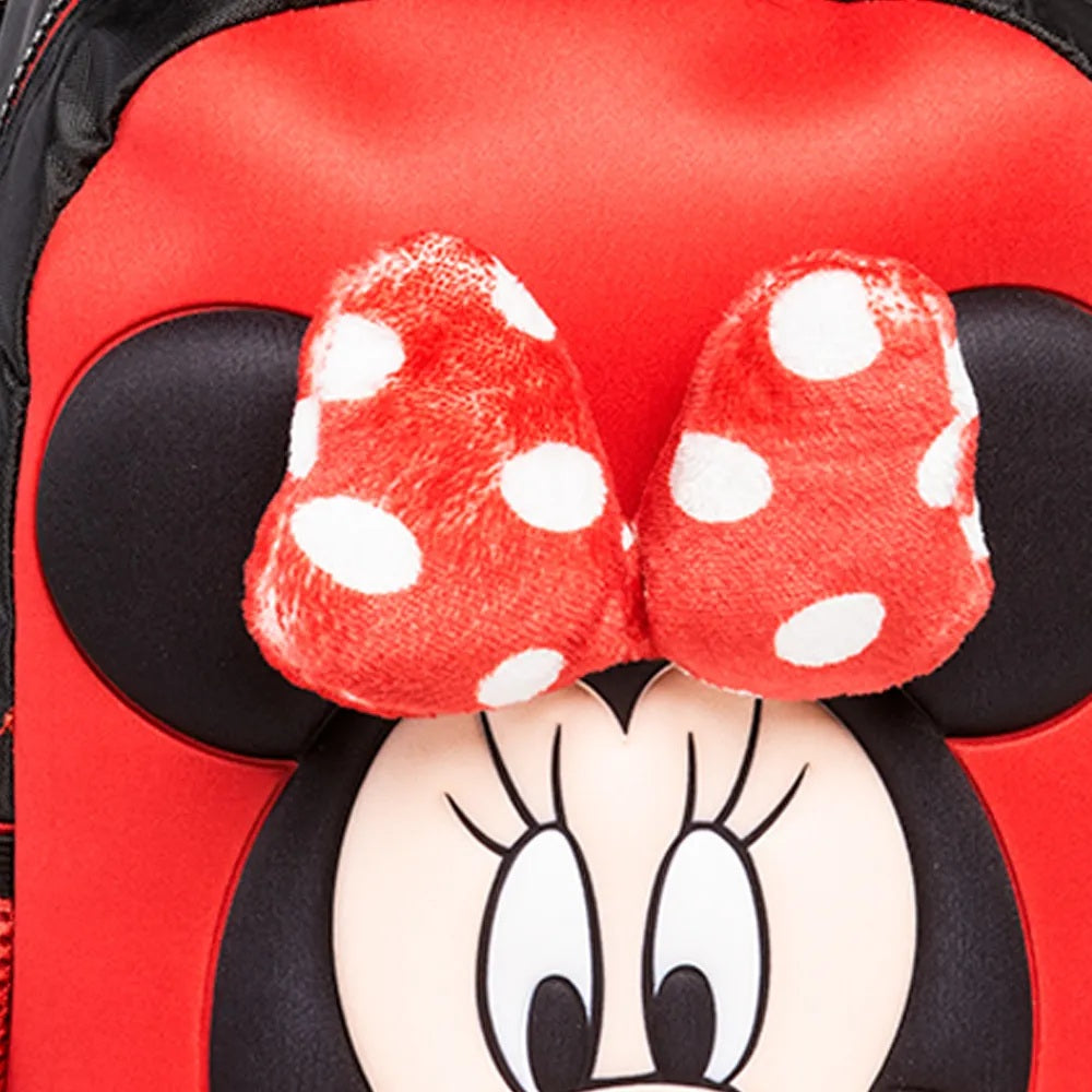 Mochila Minnie Mouse Passeio Vermelha – Luxcel
