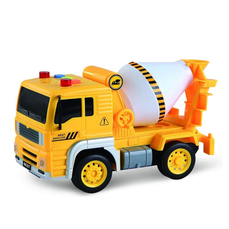 Caminhão Betoneira com Luz e Som 1:20 Fricção - Brink Center
