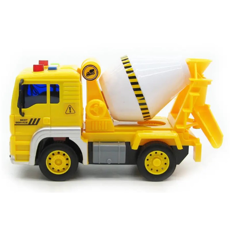 Caminhão Betoneira com Luz e Som 1:20 Fricção - Brink Center