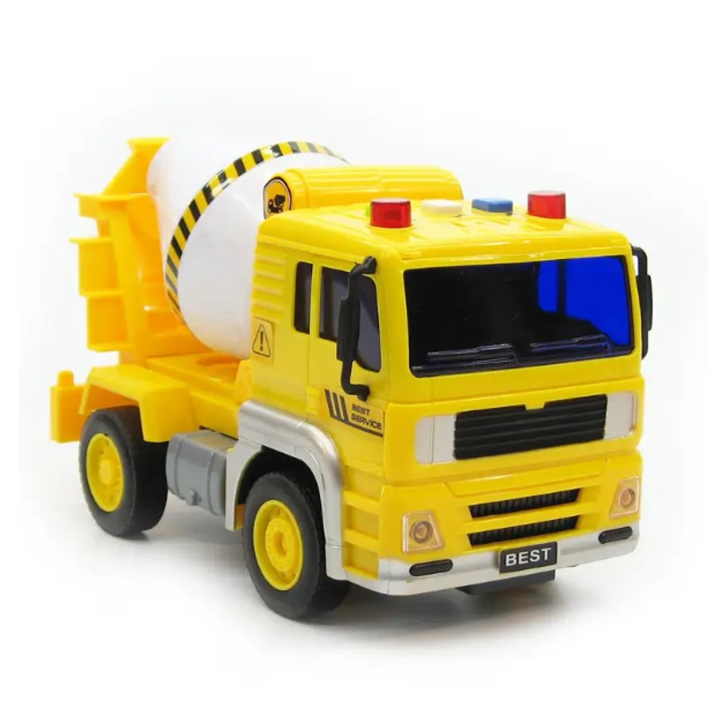 Caminhão Betoneira com Luz e Som 1:20 Fricção - Brink Center