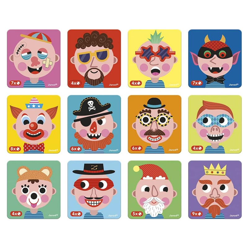 Livro Magnético Crazy Faces Personagens - Maped
