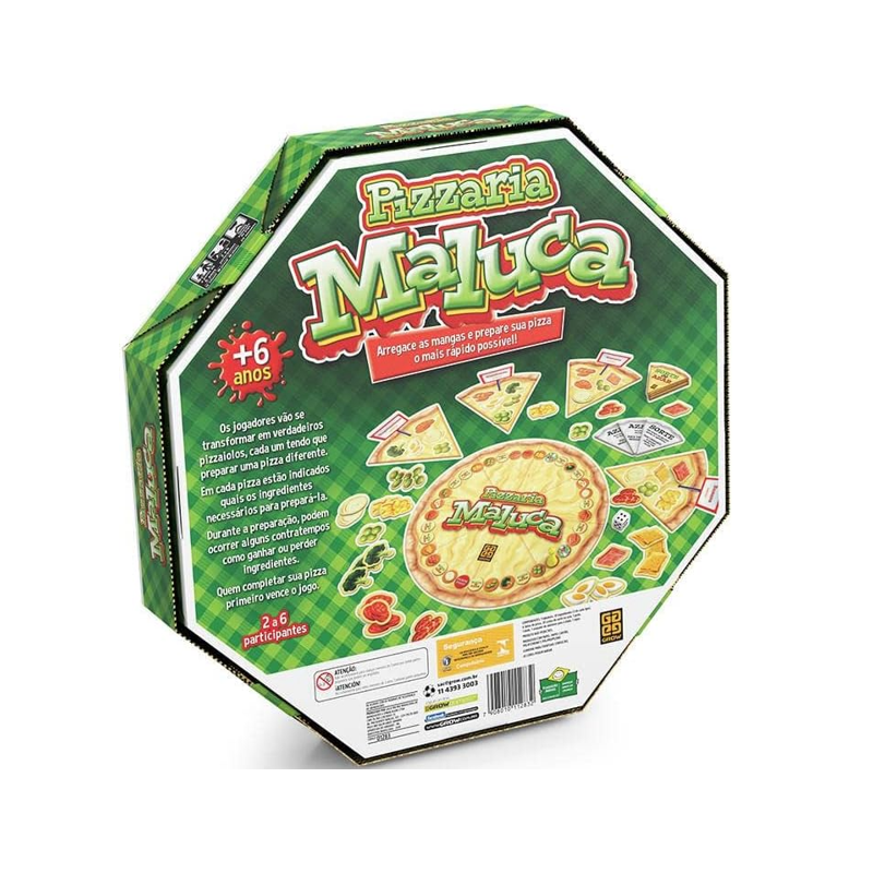 Jogo Pizzaria Maluca - Grow