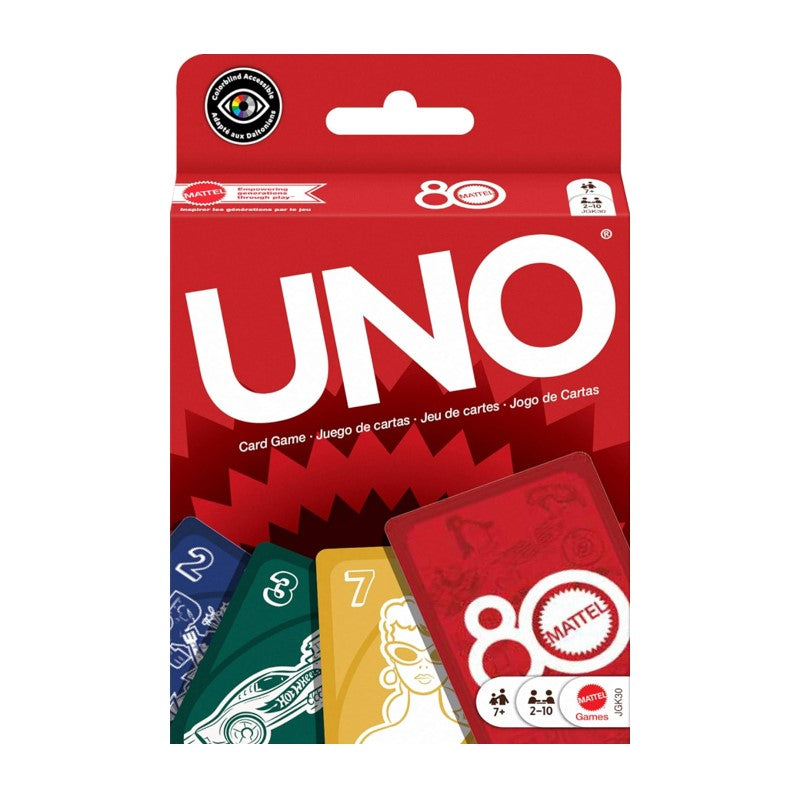 Jogo de Cartas UNO 80 Anos - Mattel