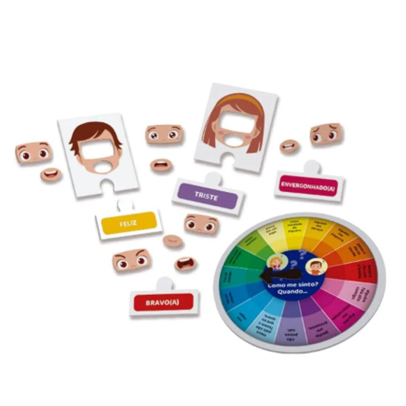 Jogo Ache E Encaixe Como Me Sinto - Pais & Filhos