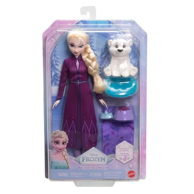 Boneca Elsa Com Urso Polar Bebê - Mattel