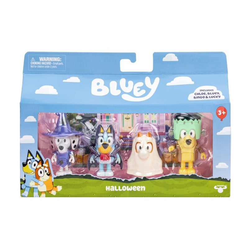 Mini Figuras Bluey Story Pack 4 Bonecos 7910 - Candide