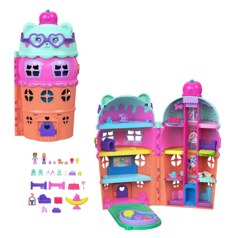 Conjunto Polly Pocket Casa de Sorvete - Mattel