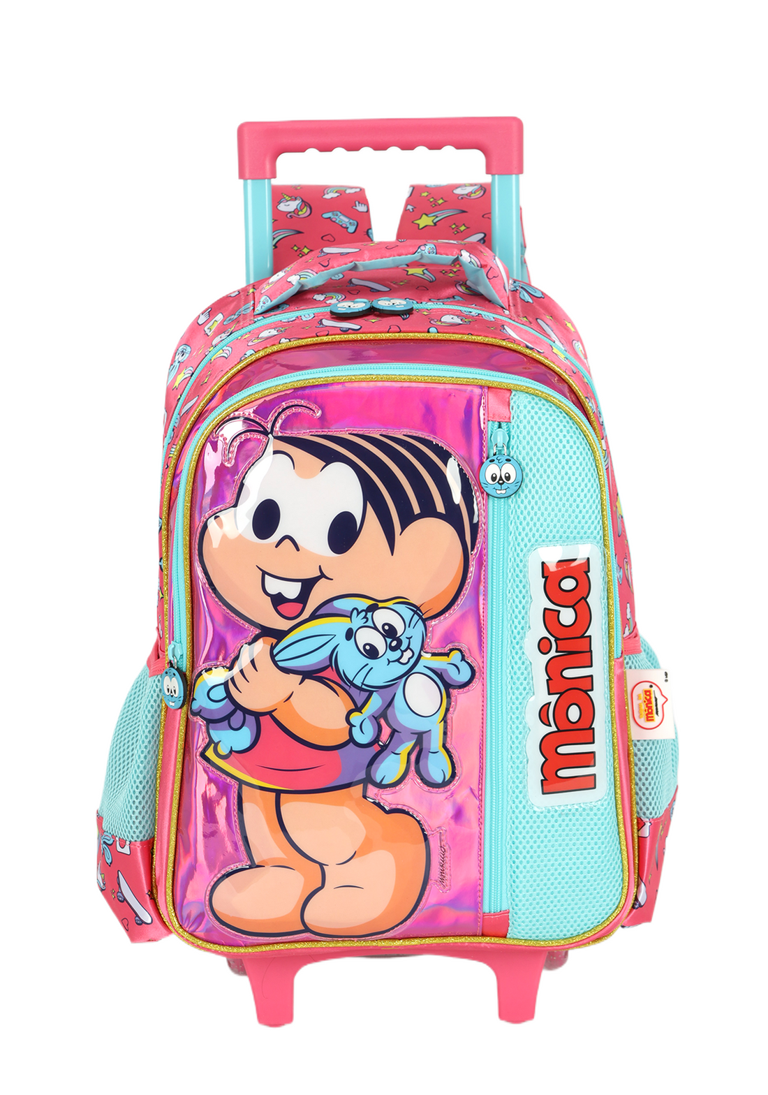 Mochila de Rodinhas Turma da Mônica