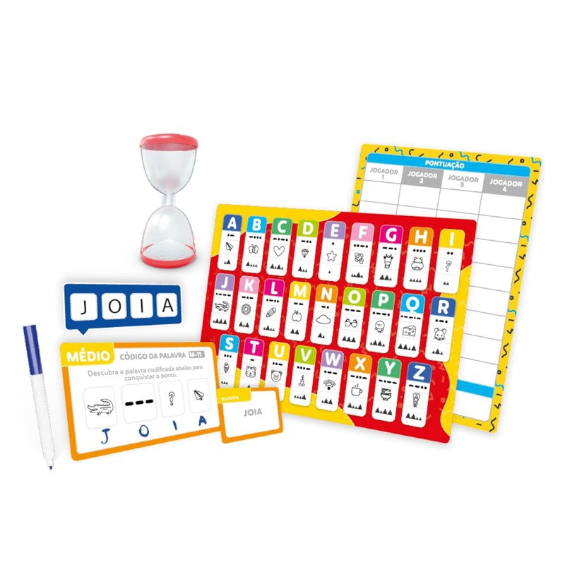 Jogo de Tabuleiro Decifrando Enigmas - Pais & Filhos