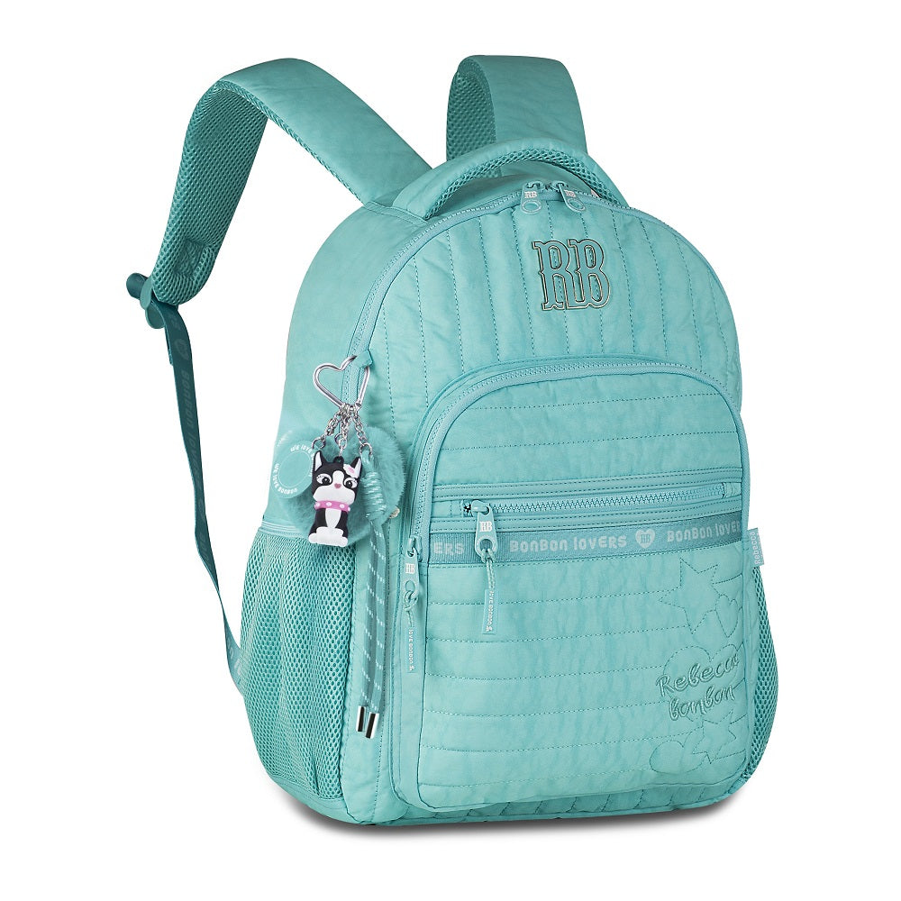 Kit Escolar Rebecca Bonbon – Mochila + Lancheira + Estojo Azul