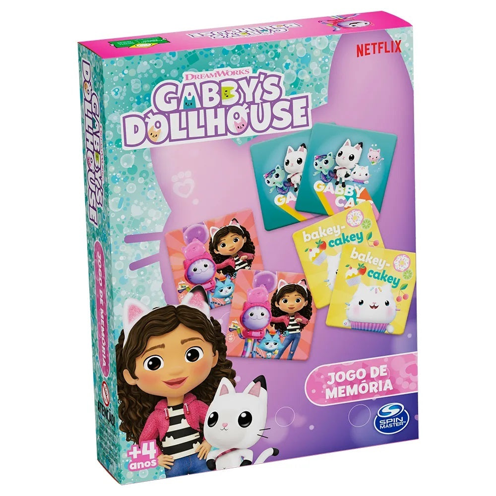 Jogo de Memória Gabby's Doll House - Grow