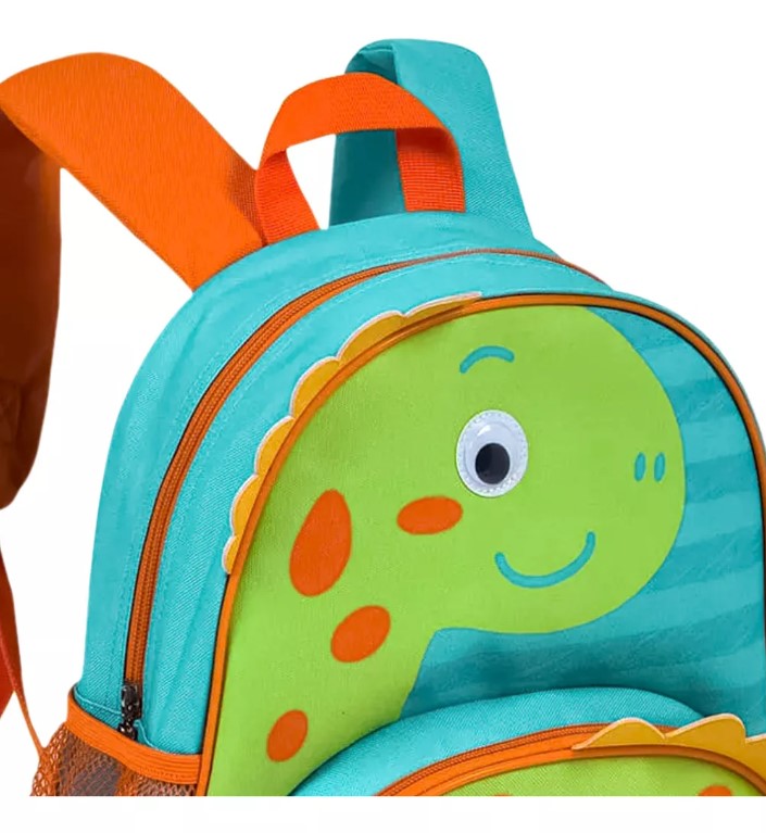 Mochila De Costas Infantil Escolar Clio Pets Dino