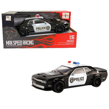Brinquedo Carro de Polícia com Fricção 1:16 - Brink Center