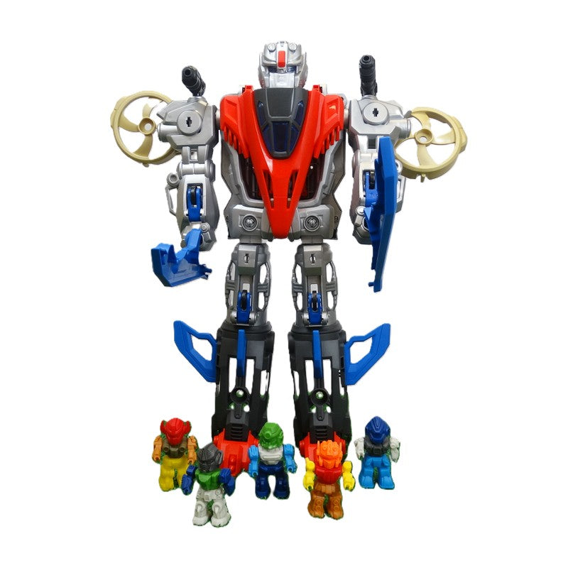 Robô Transformável Nave com luz e som - Brink Center