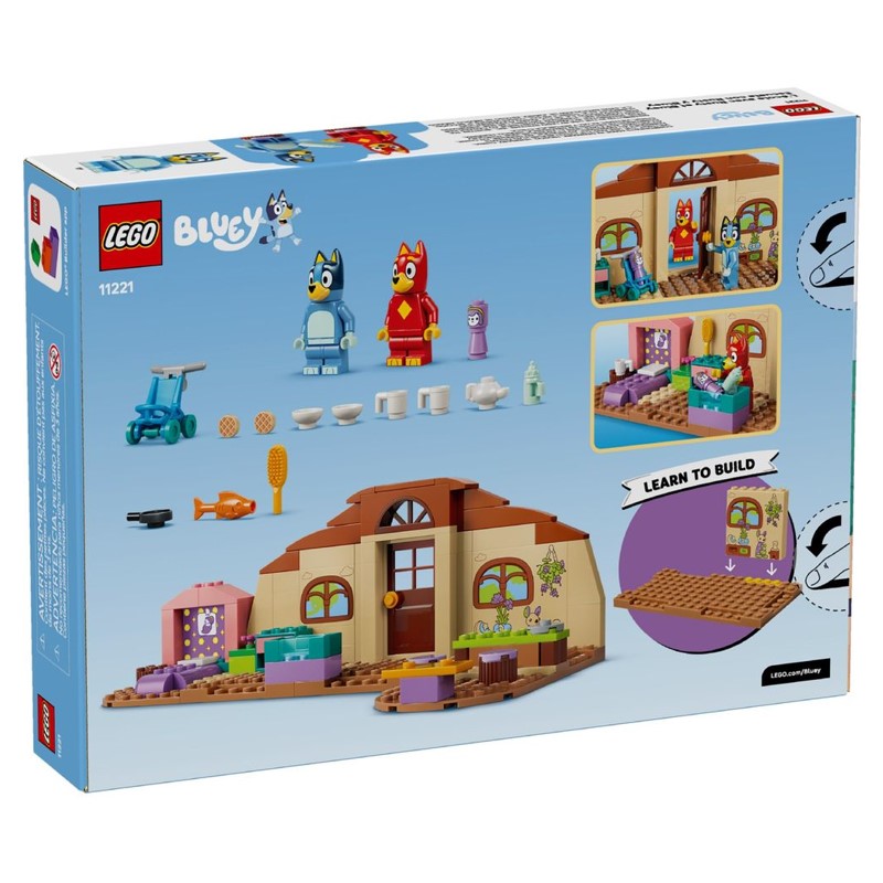 Lego Bluey Escola com Rusty e Bluey - 11221