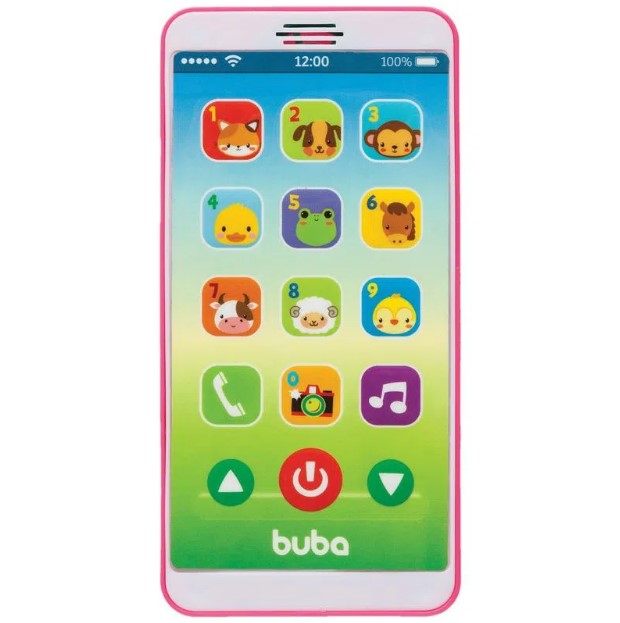 Brinquedo Celular Infantil Baby Phone Rosa - Buba