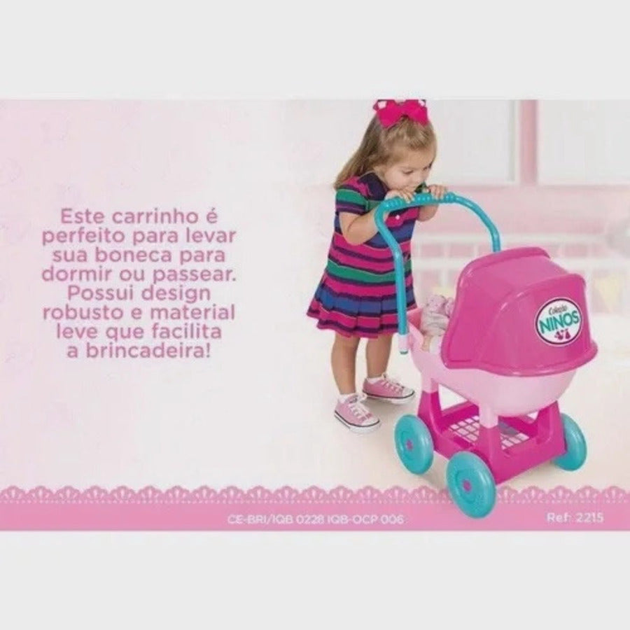 Carrinho de Boneca Ninos - Cotiplás