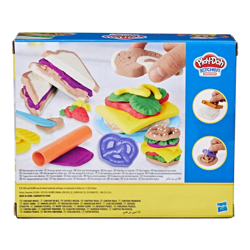 Massa de Modelar Play Doh Sanduíches Coloridos - Hasbro