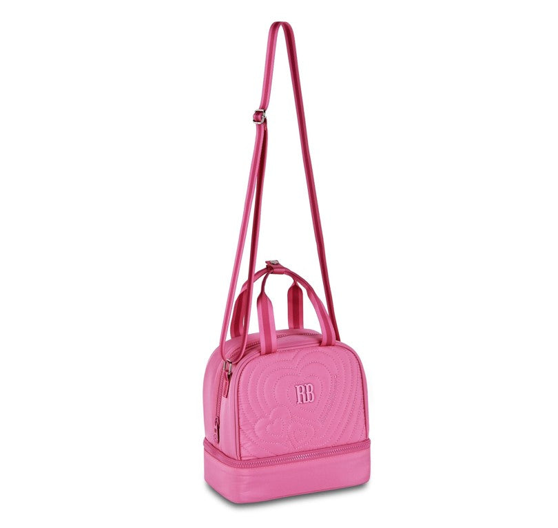 Lancheira Térmica Escolar Rebecca Bonbon Soft Coração