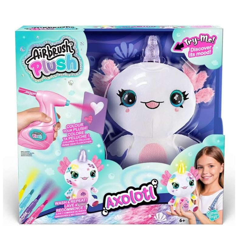 Pelucia Axolote Airbrush Plush Com Luz - Fun