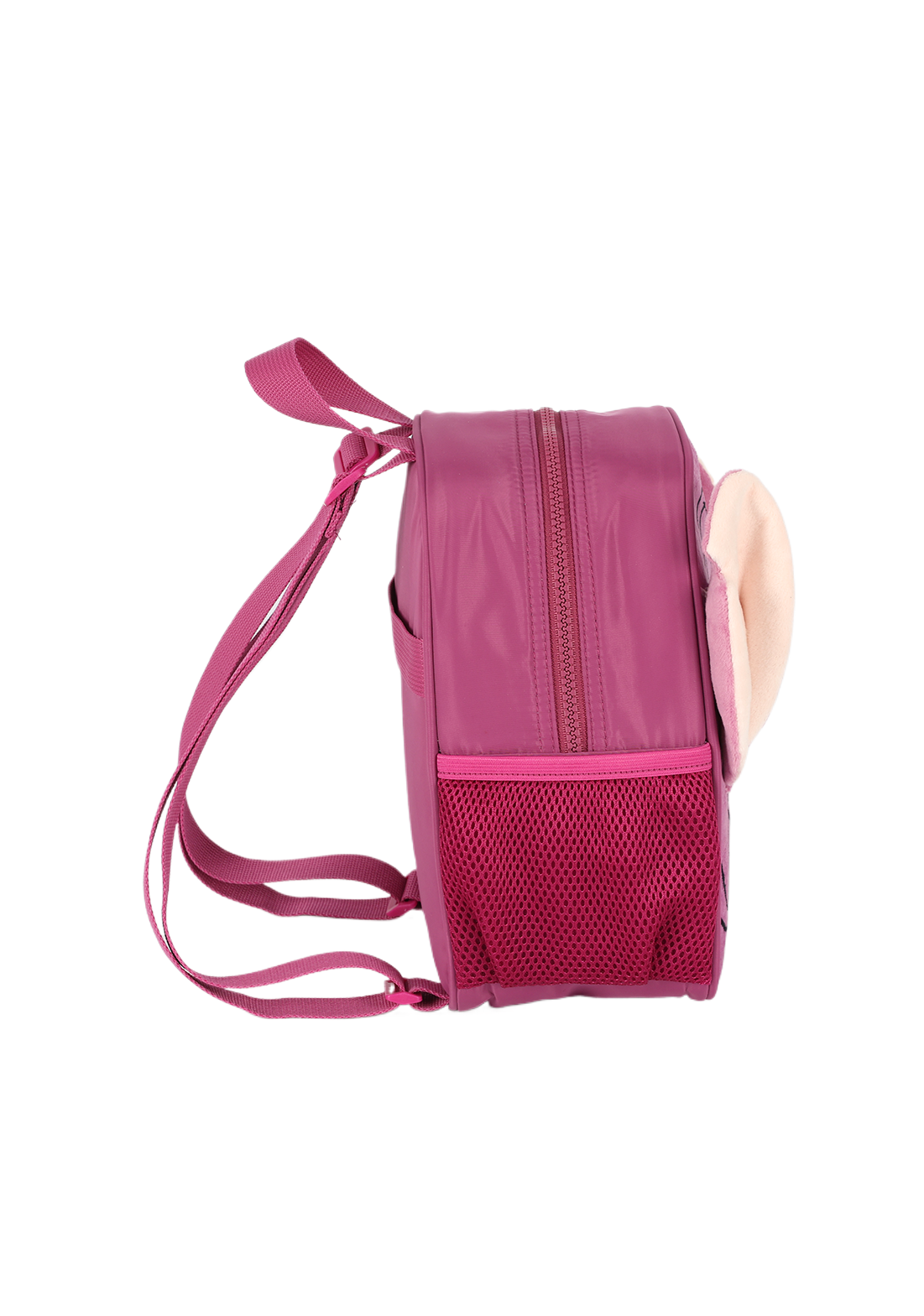 Lancheira Térmica Angel Stitch Disney Luxcel | Pink Roxa Pelúcia 3D | Com Orelhas