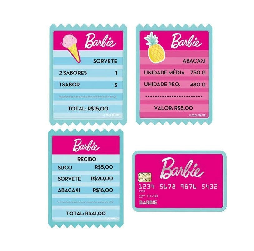 Caixa Registradora de Brinquedo Unique da Barbie - Fun