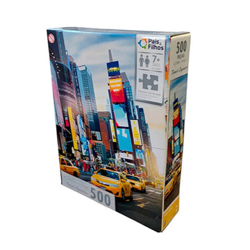 Quebra-Cabeça 500 Peças Times Square - Pais & Filhos
