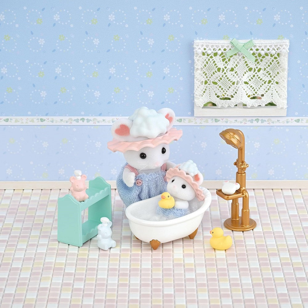Sylvanian Families Hora do Banho Irmãos Ensaboados - Epoch
